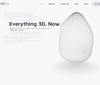 3DFY.ai网页截图