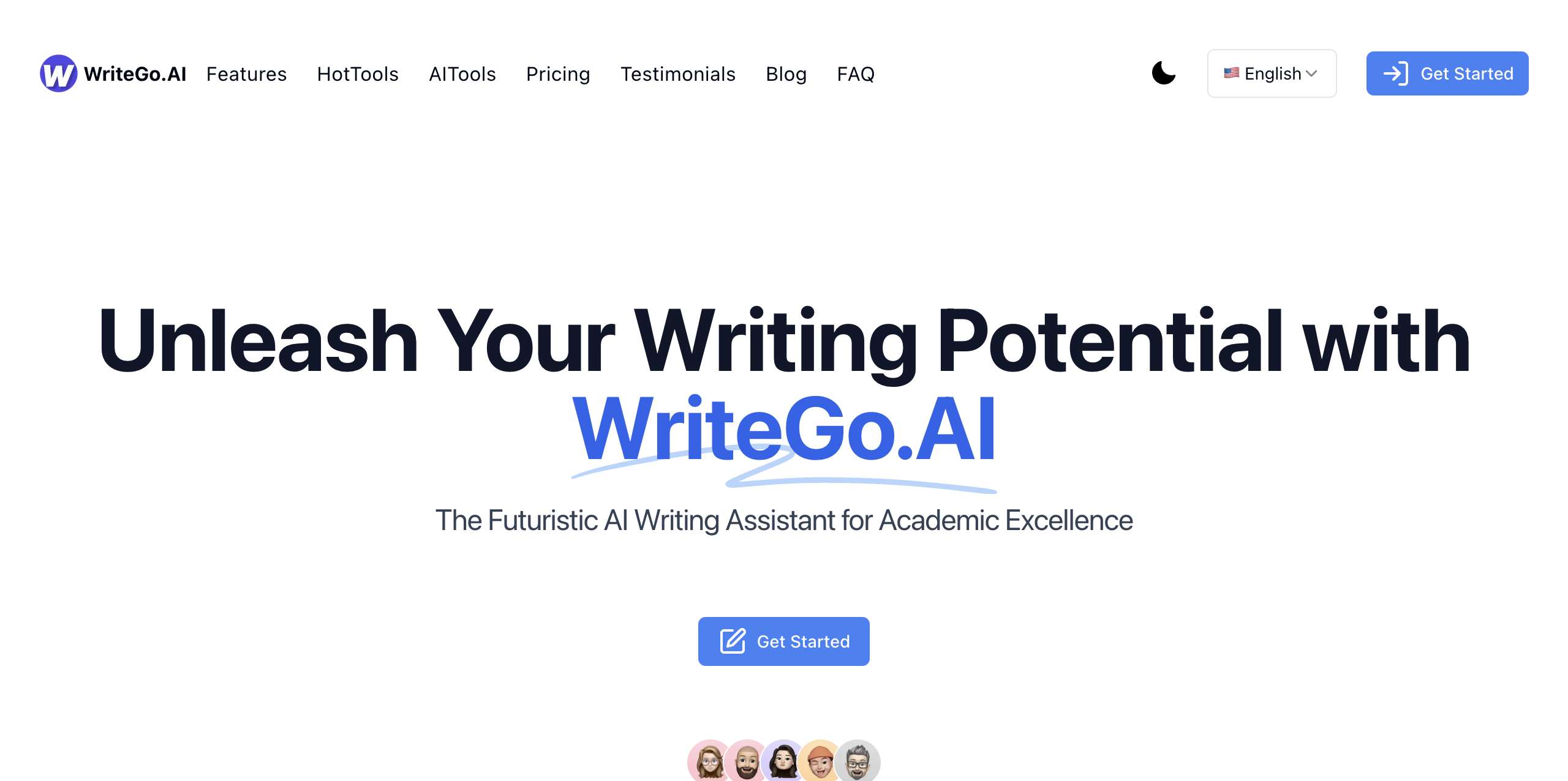 WriteGo网页截图
