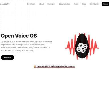 Open Voice OS网页截图