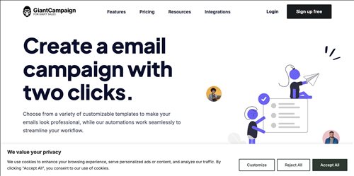 GiantCampaign网页截图