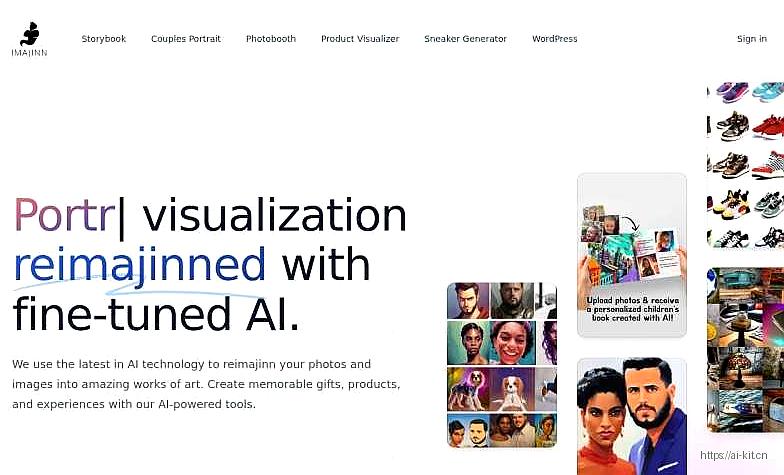 Imajinn AI网页截图
