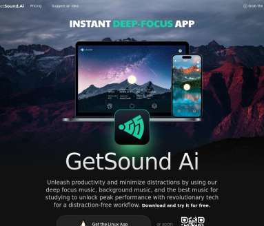 Getsound网页截图