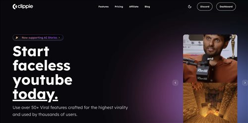 Clippie AI网页截图