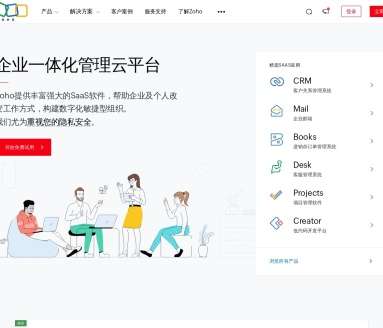Zoho Show网页截图