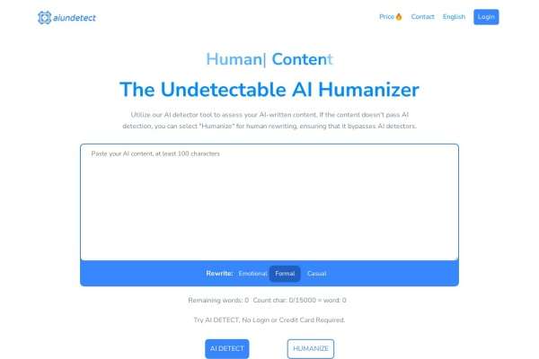 aiundetect网页截图