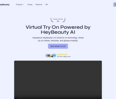 HeyBeauty网页截图