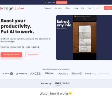 Cogniflow网页截图