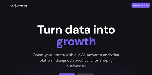 XO Analytics网页截图
