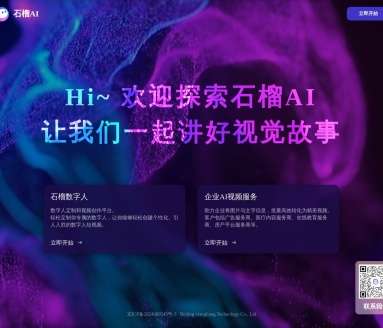 石榴助手网页截图