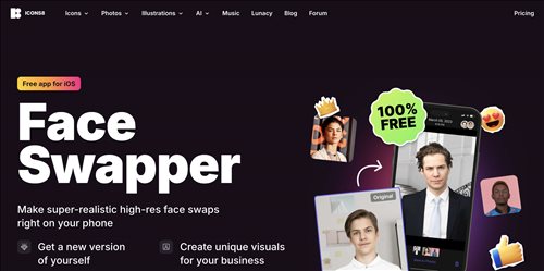 Face Swapper APP网页截图