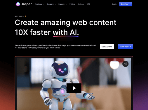 Jasper网页截图