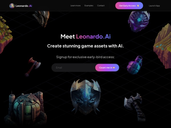 Leonardo.ai网页截图