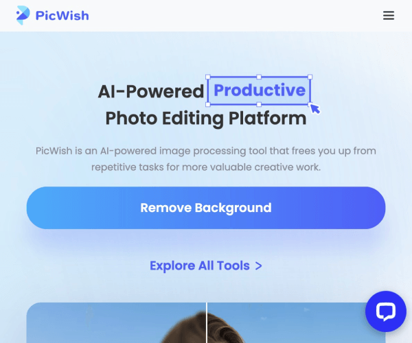 PicWish网页截图