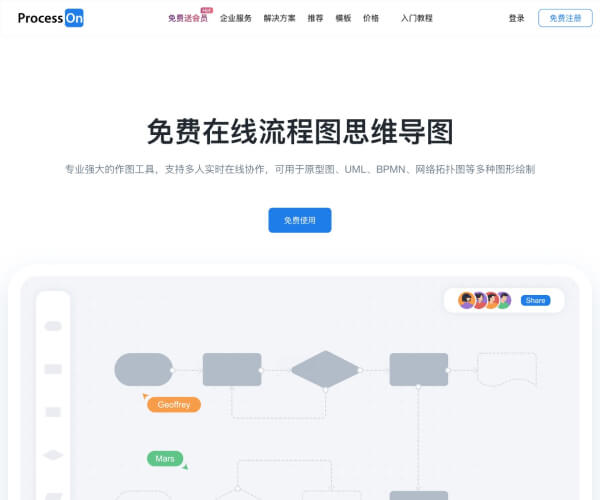 ProcessOn网页截图