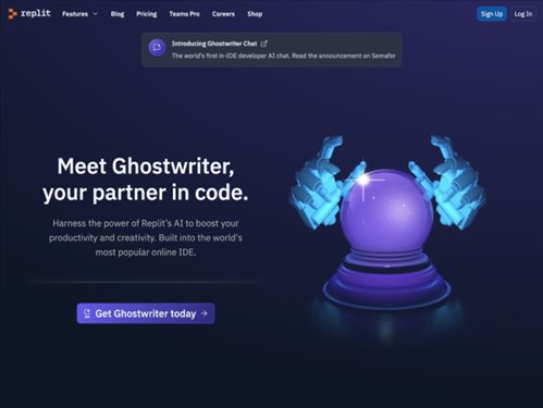 Ghostwriter网页截图