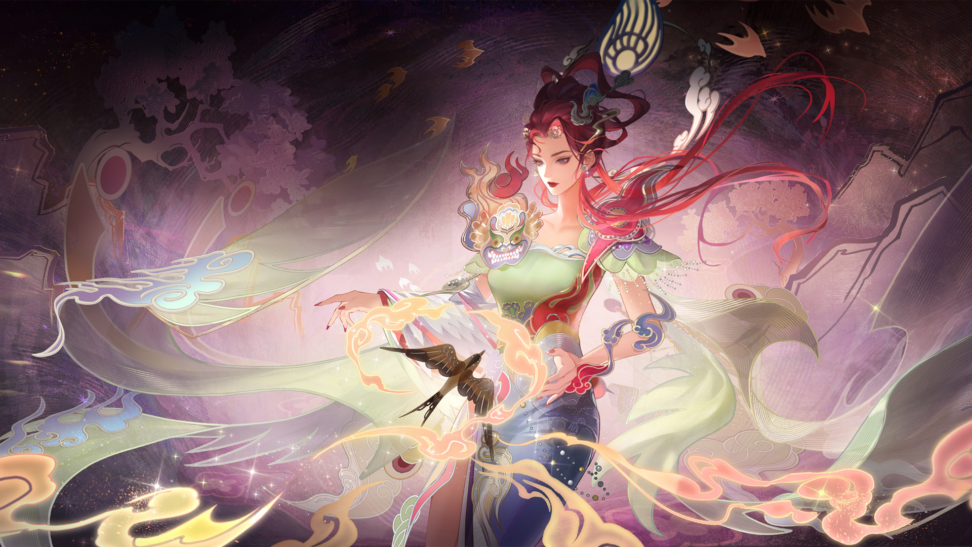 ['王者荣耀 芈月 浮光幕影 皮影戏 高清壁纸', '王者荣耀 芈月 浮光幕影 皮影戏 高清壁纸']