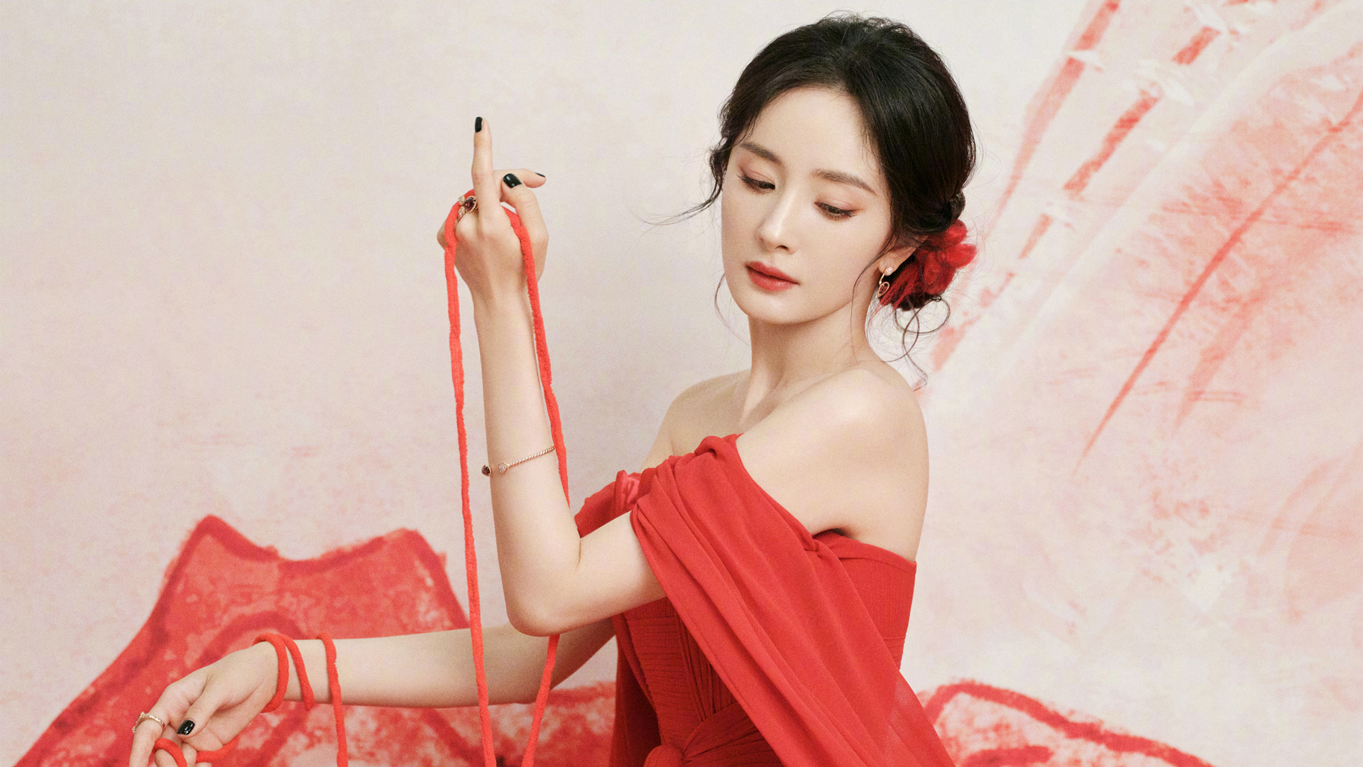 ['涂山红红 杨幂 狐妖小红娘 4K高清壁纸']