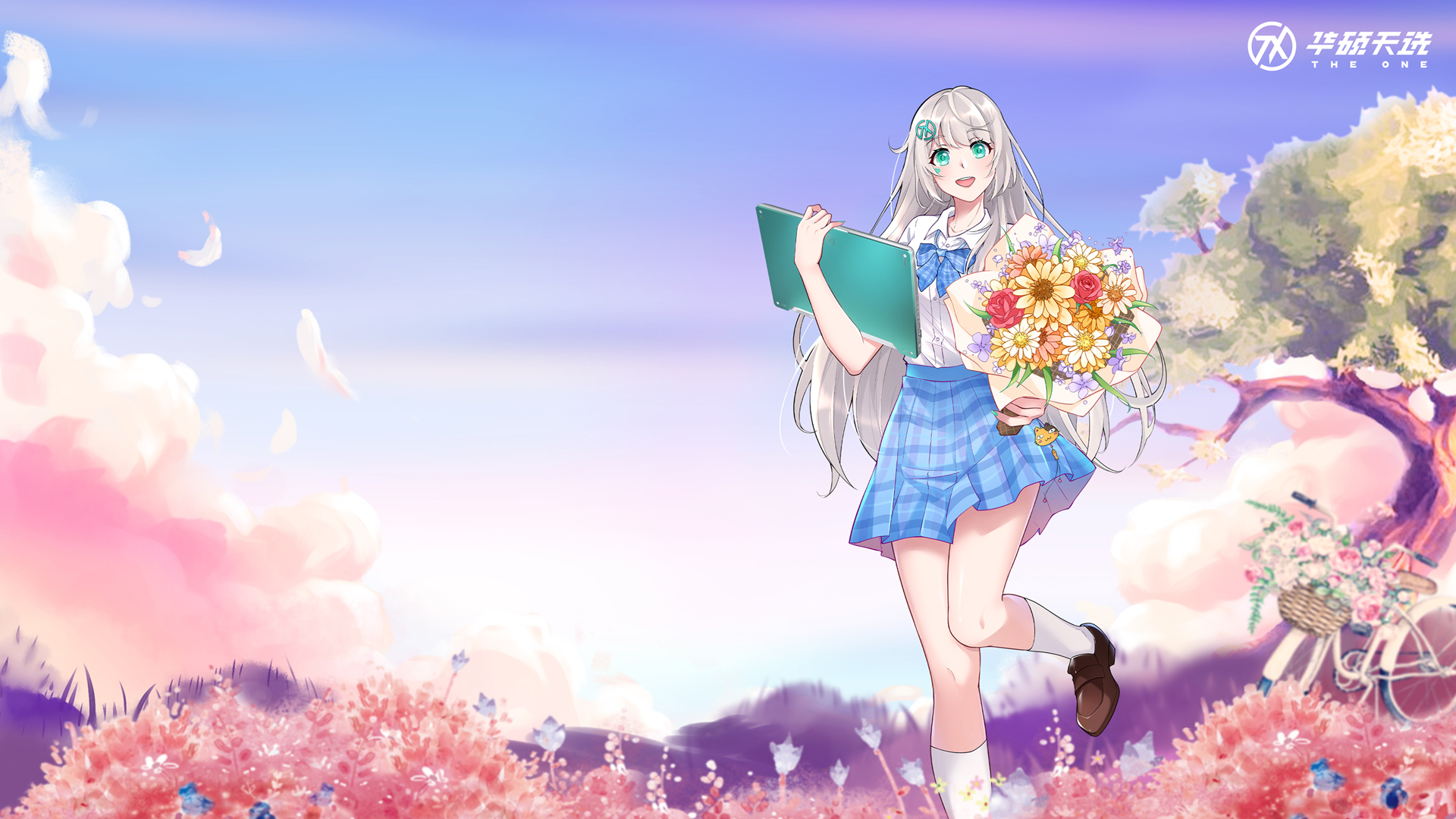 ['天选姬 二次元动漫女孩 动态壁纸 华硕机甲少女']