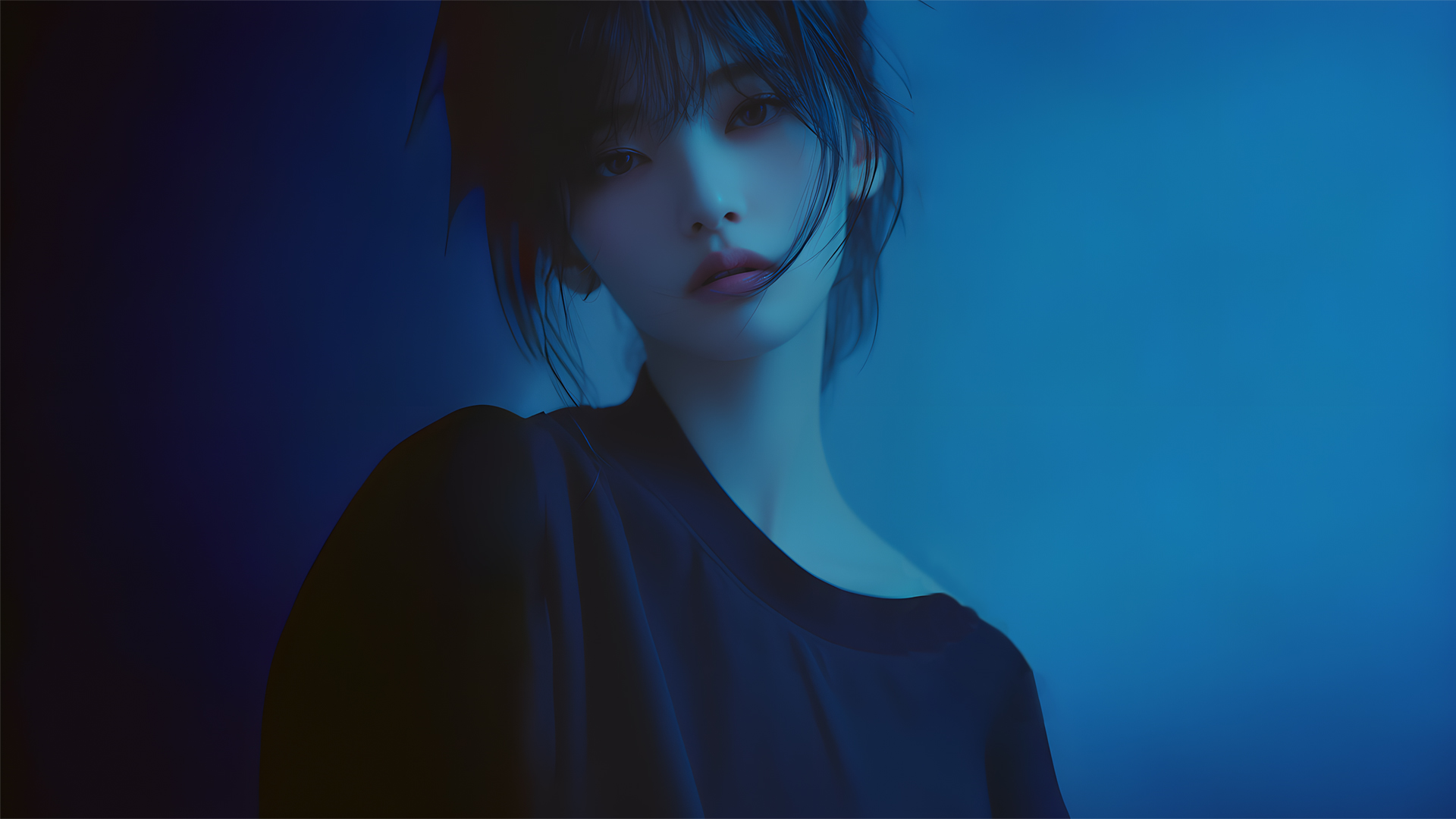 ['雨季 个性女生 二次元动漫壁纸 高清 美少女']