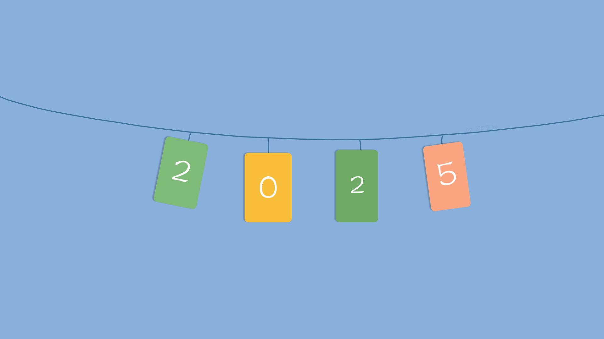 ['2025年数字 蛇年 简约 科技感 创意电脑壁纸']