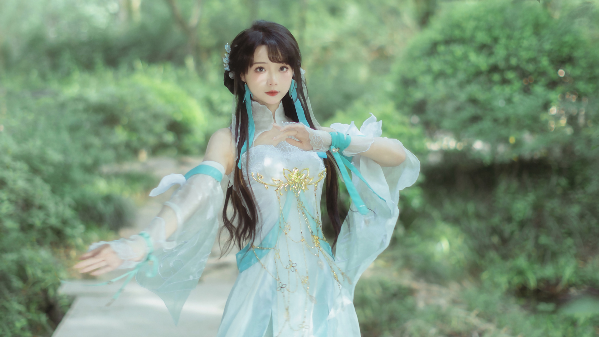 ['逆水寒 Cosplay 古装美女 4K高清壁纸']