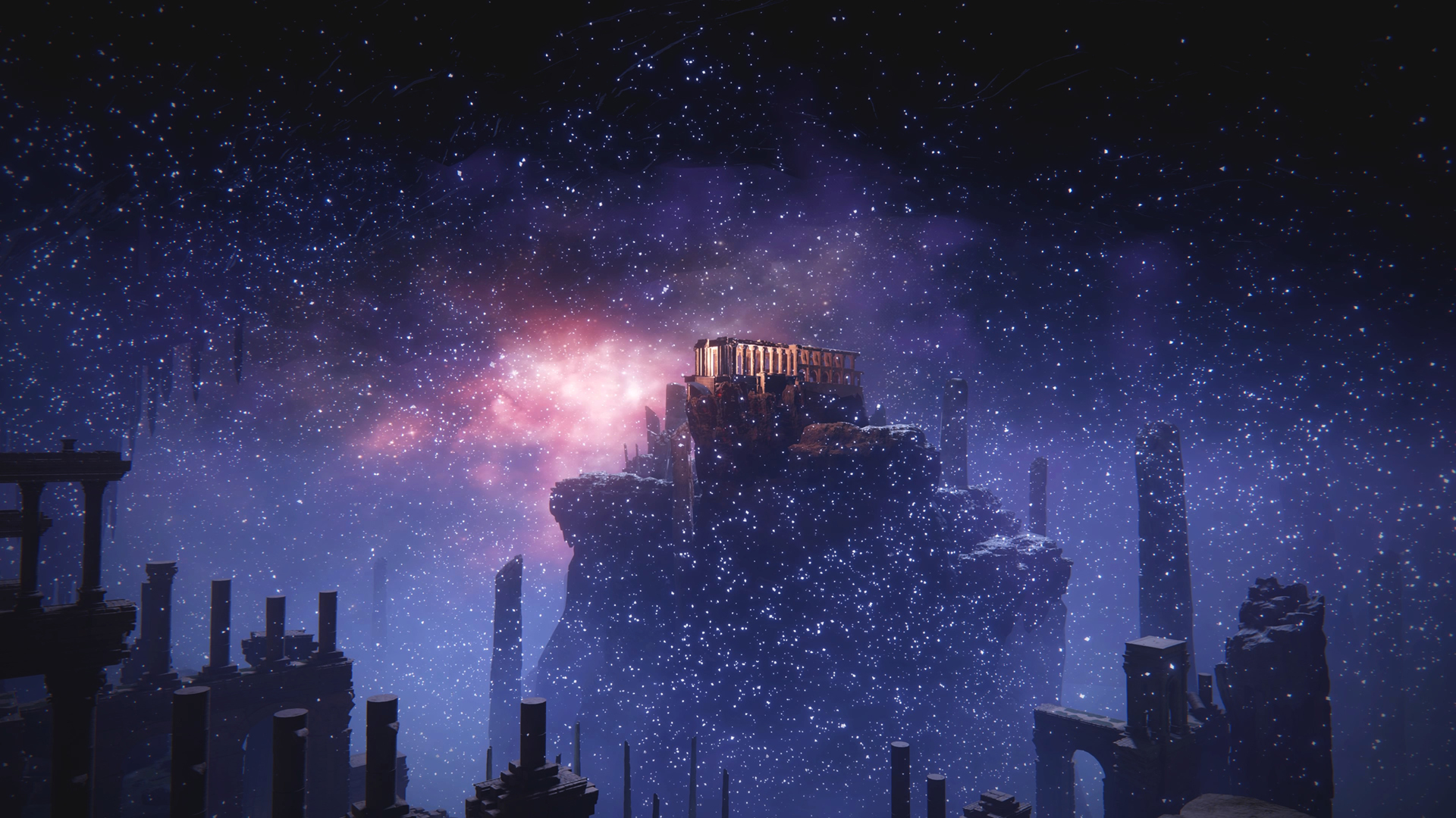 ['艾尔登法环 雪花 飘雪 动态壁纸 高清4K 手机电脑']