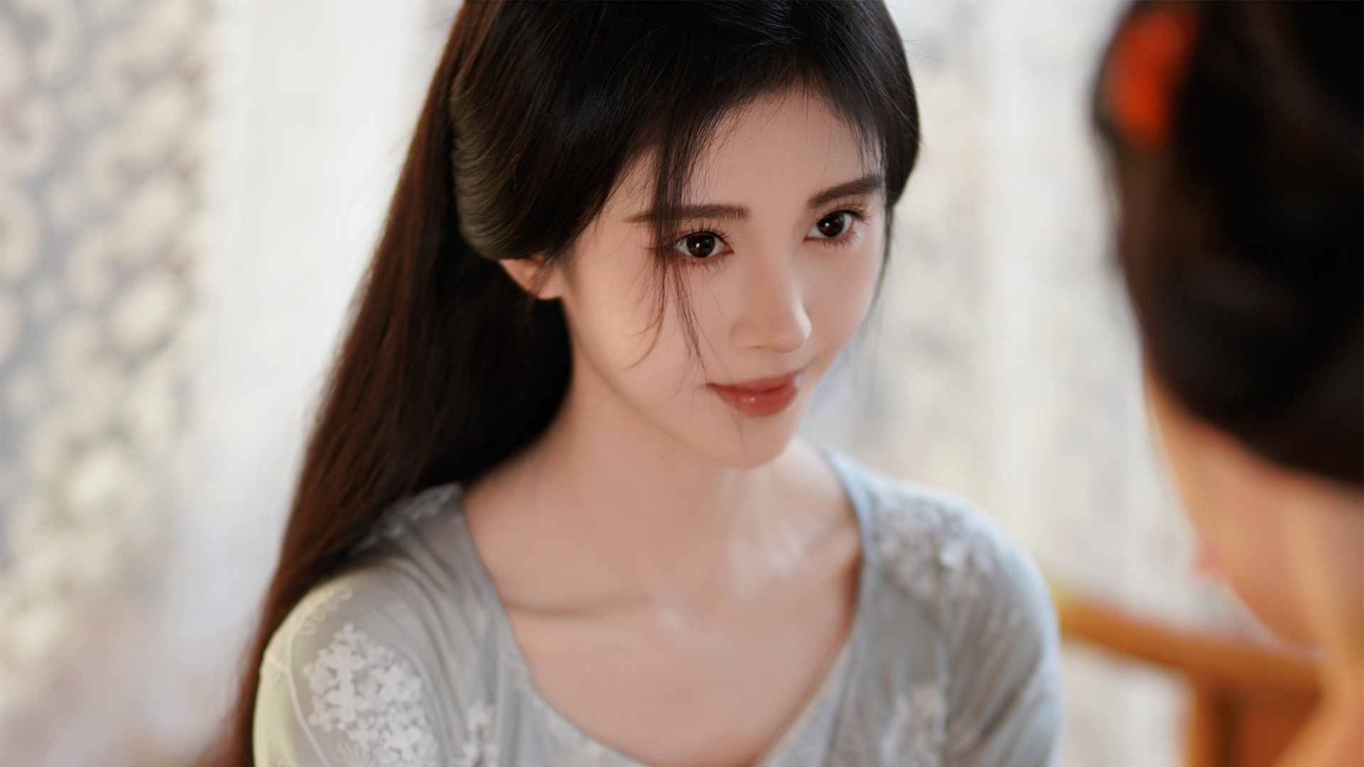 ['鞠婧祎 花间令 古装美女 高清壁纸']