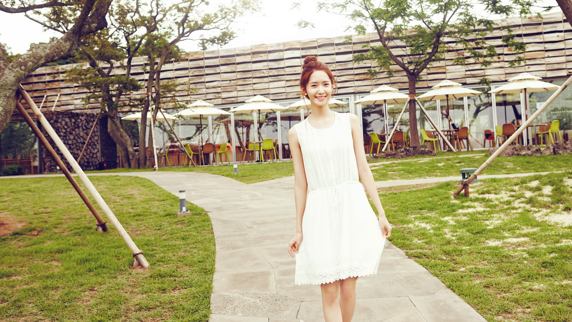 ['林允儿 Yoona 小清新壁纸 高清唯美治愈系氧气美图']