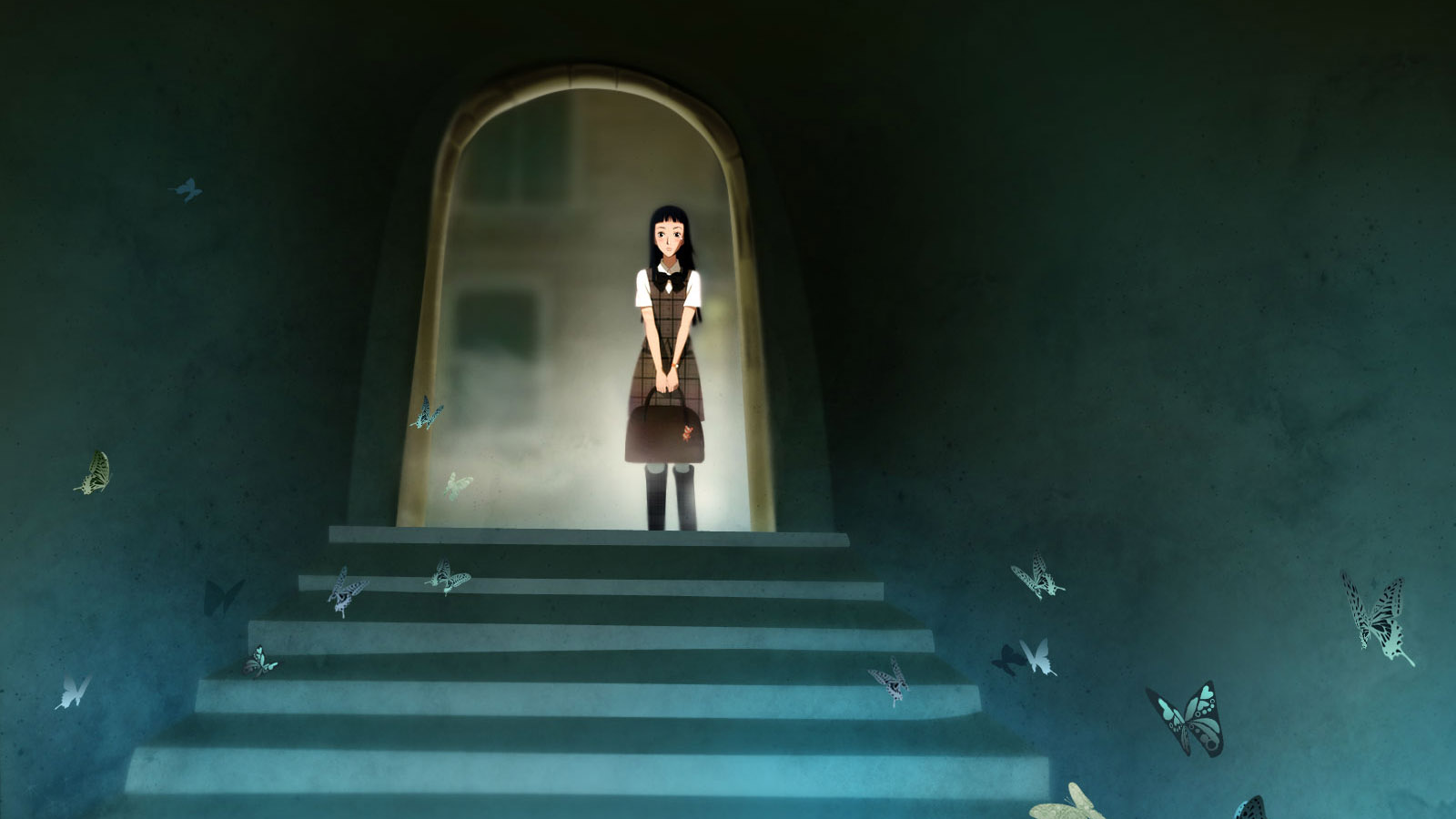 ['动漫女孩 壁纸 高清 唯美 可爱 4K 手机壁纸 电脑壁纸']