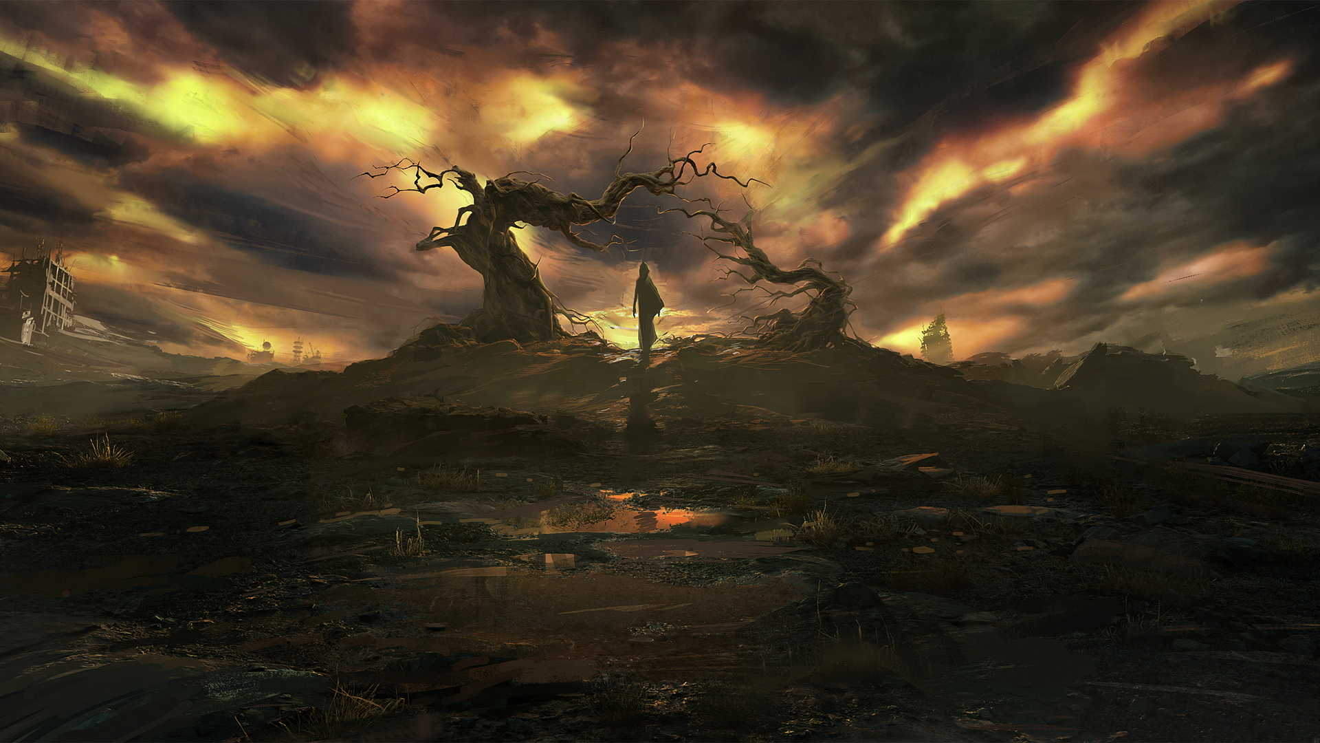 ['灵笼第二季 原画壁纸 高清 4K 结尾插图']