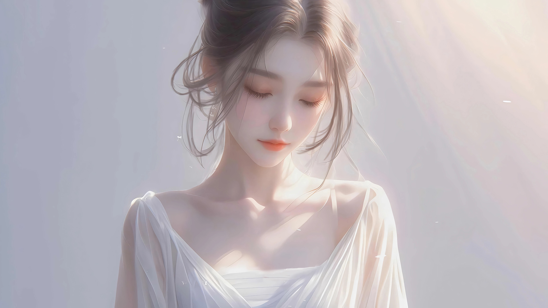 ['白衣 国漫女神 动漫壁纸 漂亮姑娘']