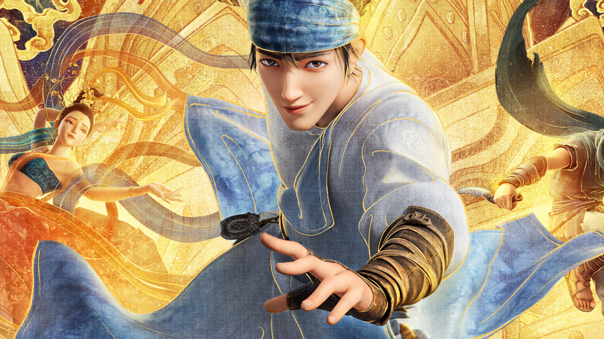 ['新神榜 杨戬 杨戬沉香劈山救母 四大天王 高清壁纸 原画剧照海报']