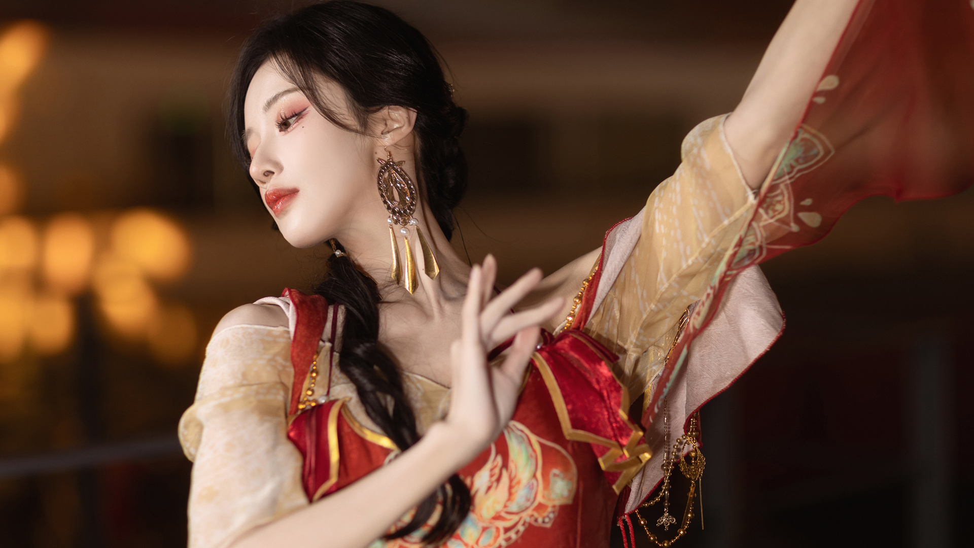 ['逆水寒 cosplay 古装 美女 高清唯美 壁纸']
