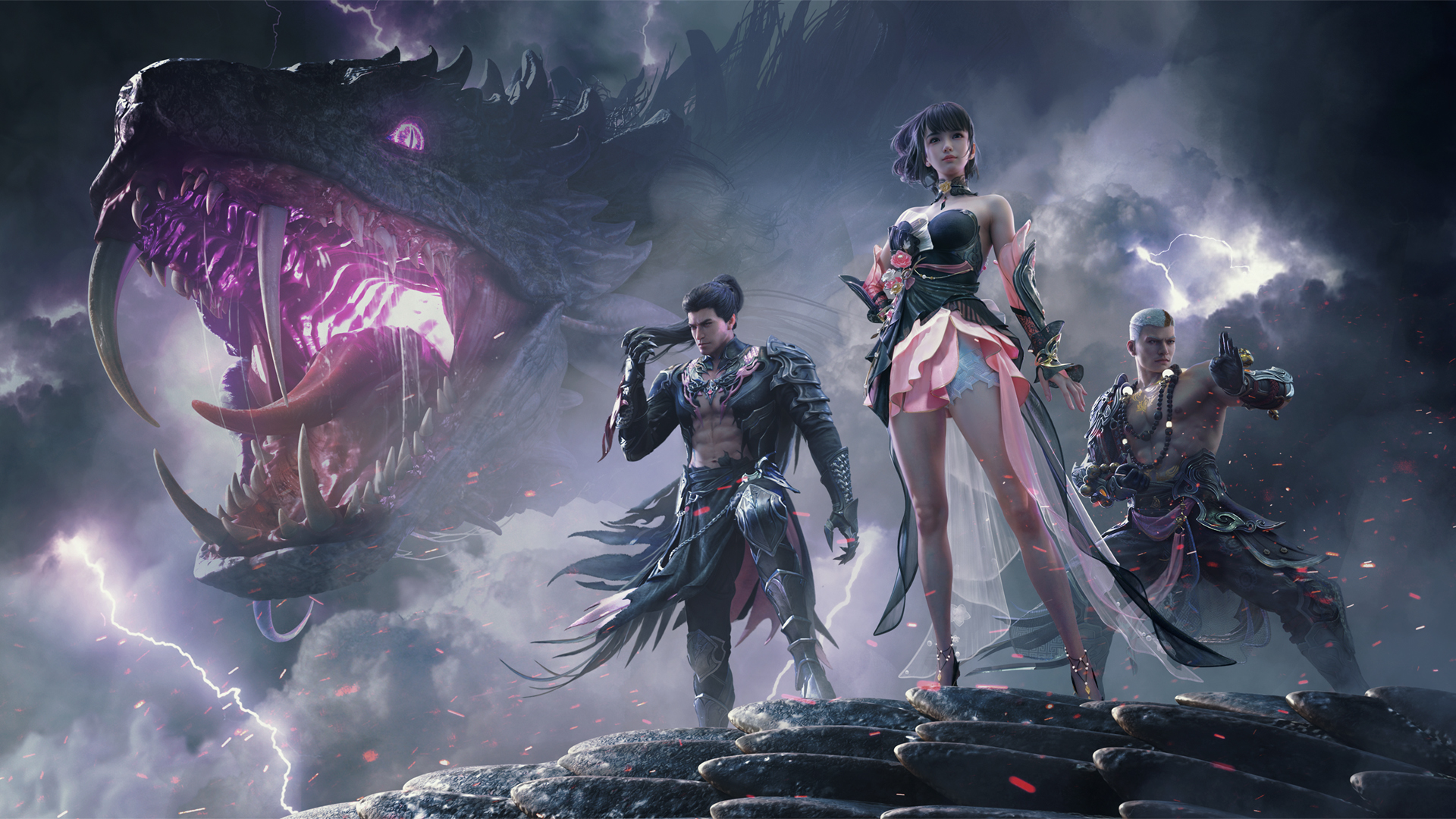 ['永劫无间 新魔杰 高清游戏壁纸 胡桃cos 皮肤 4K壁纸']