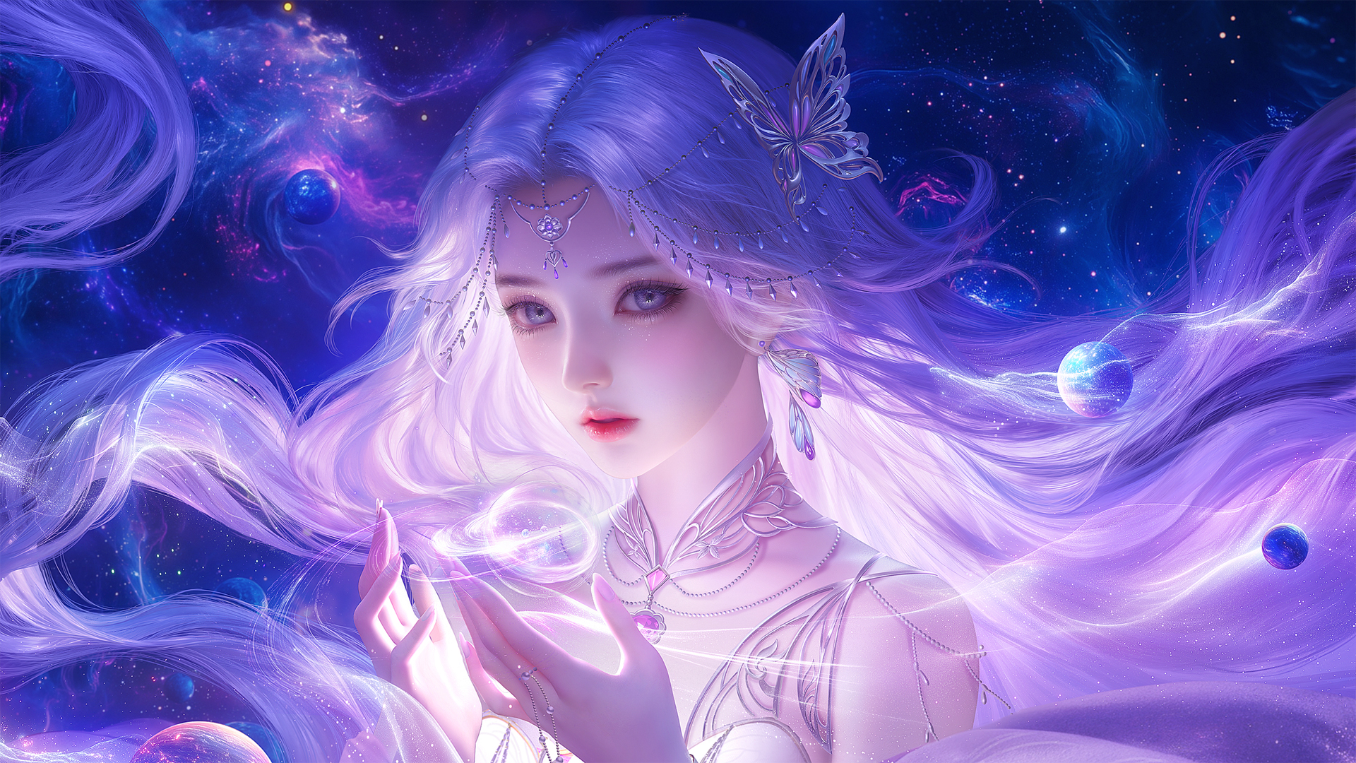 ['云曦 唯美梦幻 高清动漫壁纸 完美世界 国漫女神 4K桌面壁纸']