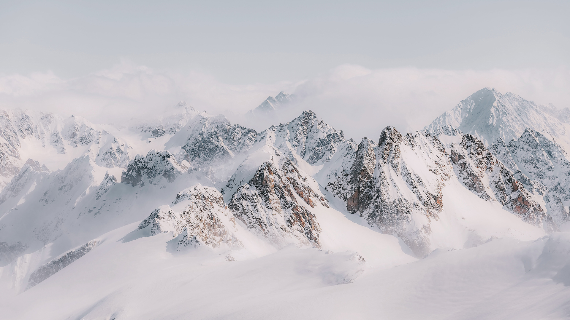 ['冬天 雪山 雪景 桌面壁纸 高清风景摄影合集']