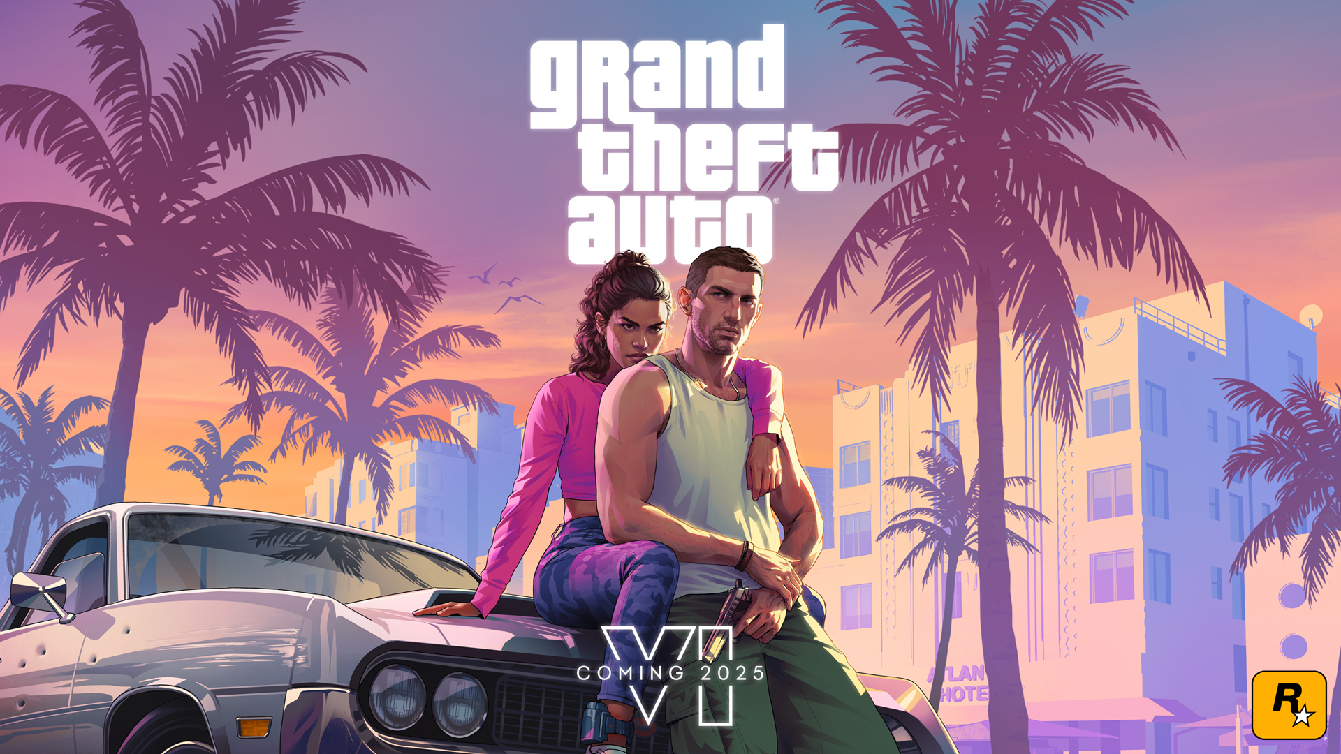 ['GTA6 Grand Theft Auto 6 高清壁纸 4K 电脑手机壁纸 概念图 预告片']