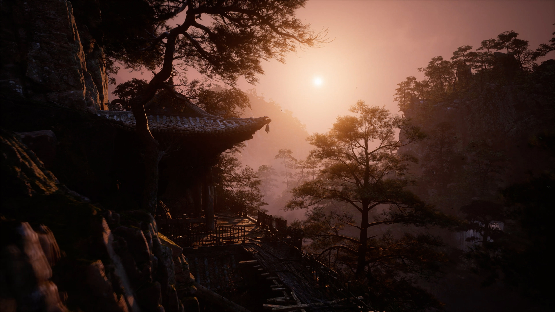 ['黑神话悟空 游戏风景原画 高清壁纸 电脑桌面']