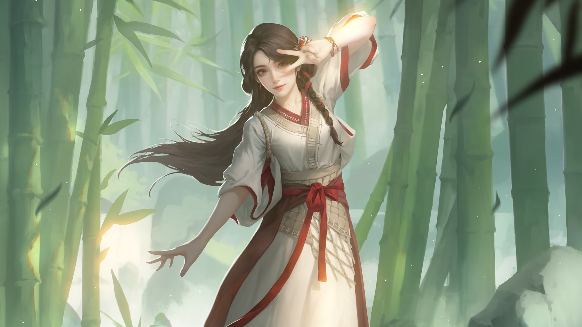 ['完美世界 火灵儿 4K壁纸 高清壁纸 国漫女神 电脑壁纸']