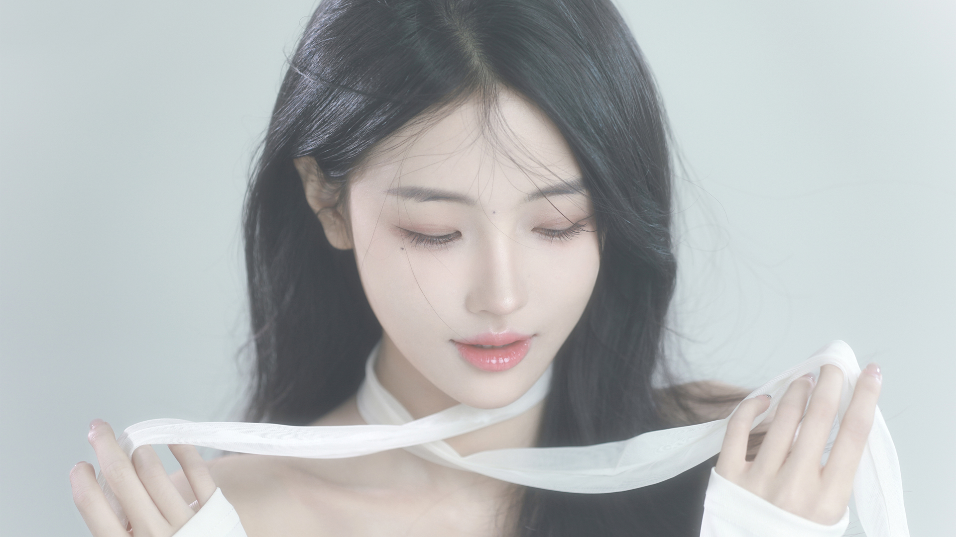 ['长发 美女 高清壁纸 电脑桌面 超清大图 唯美']