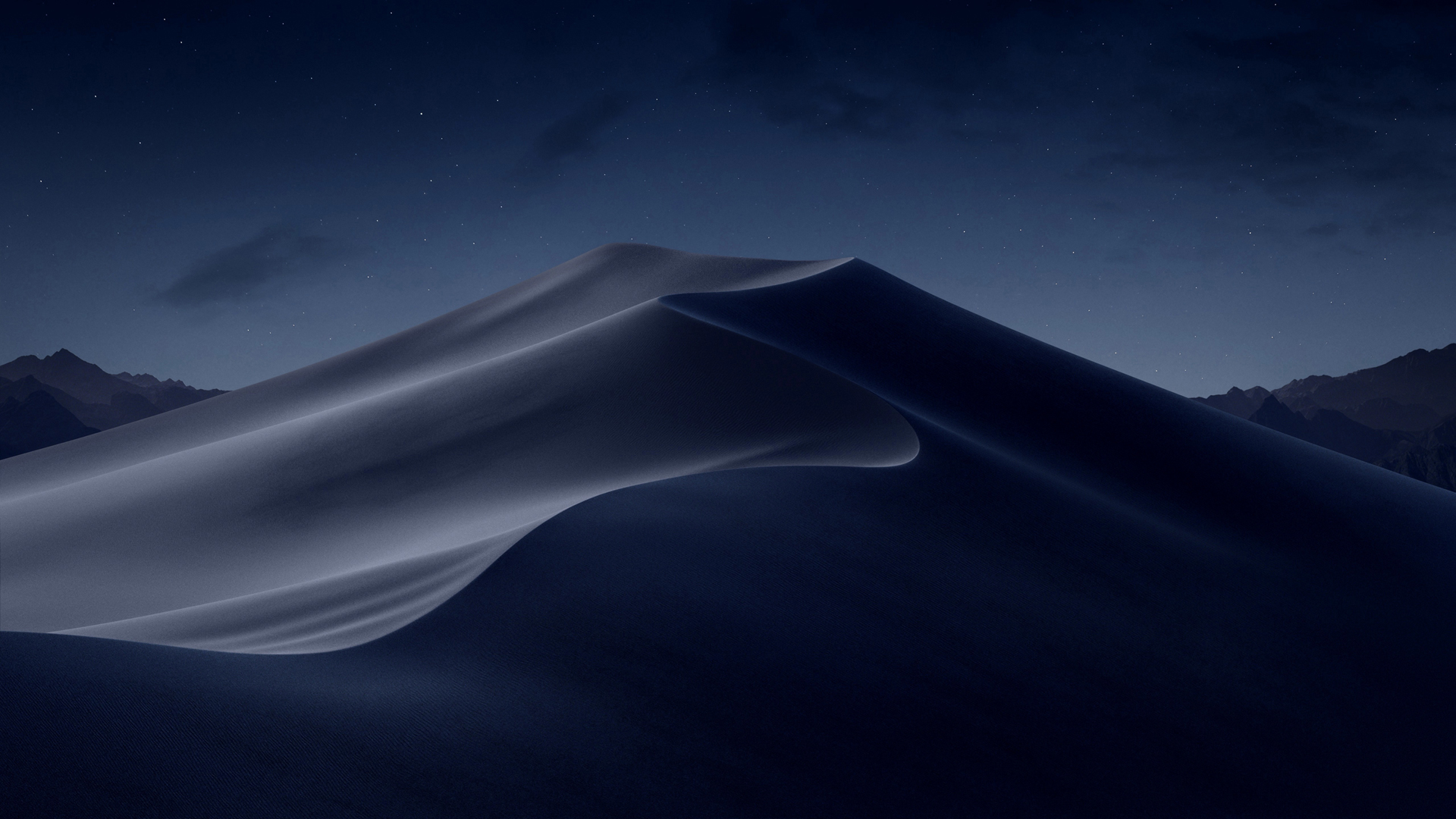 ['苹果 macOS Mojave 莫哈韦沙漠 夜景 壁纸']