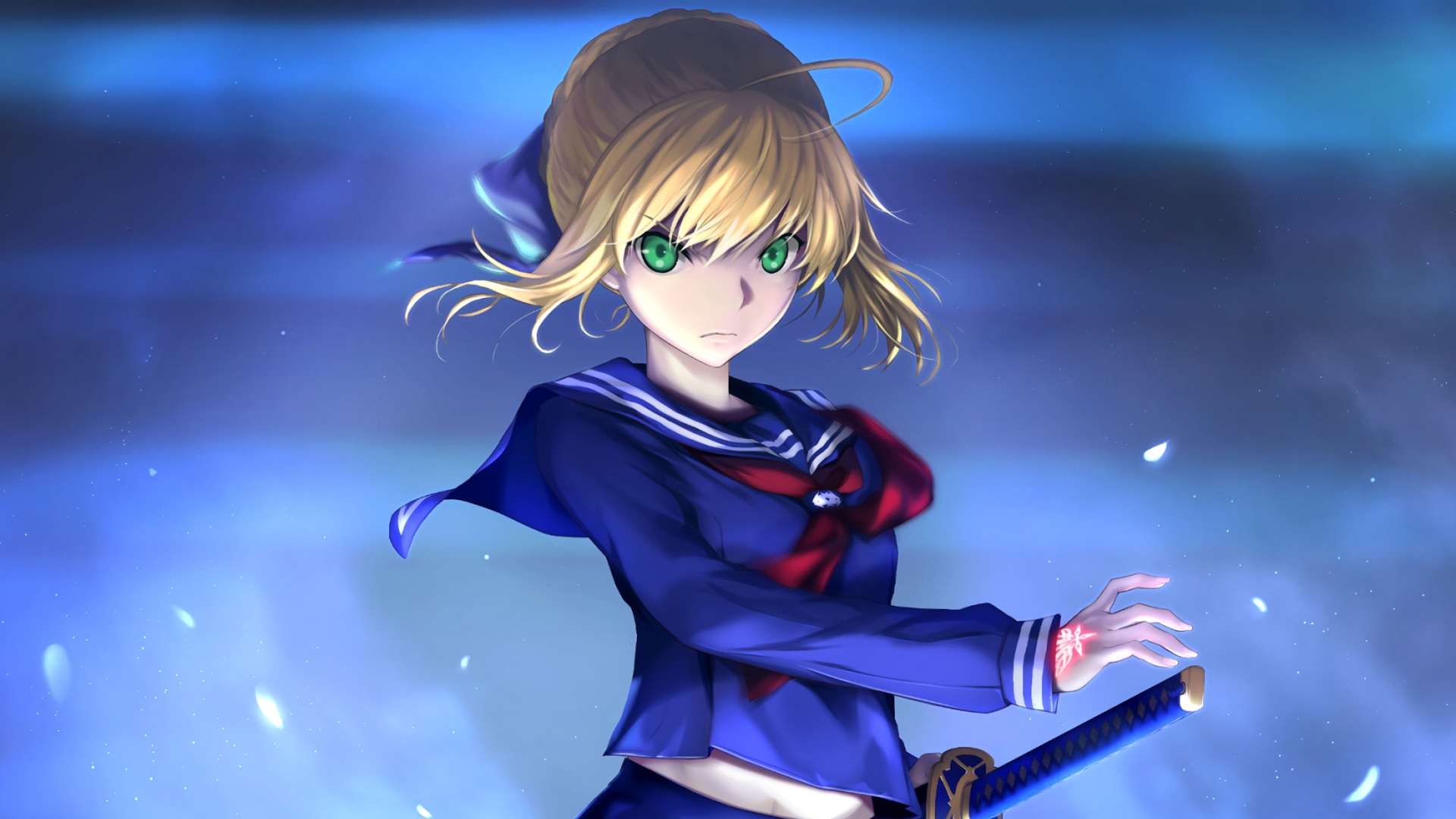 ['Fate Saber 美少女战士 桌面壁纸 高清图片']