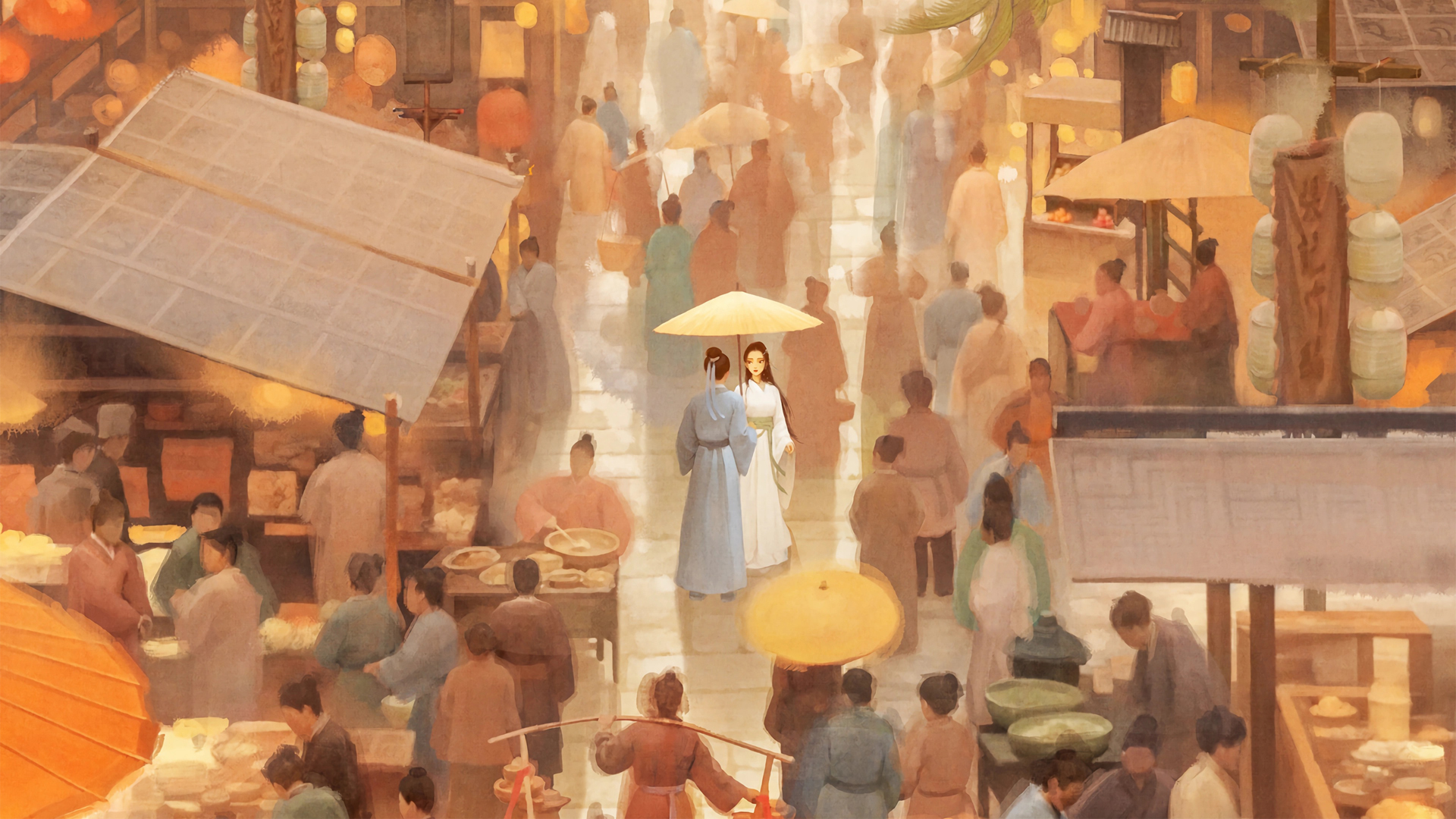 ['电影 白蛇浮生 小白许仙 高清桌面壁纸 带鱼屏 3440x1440']