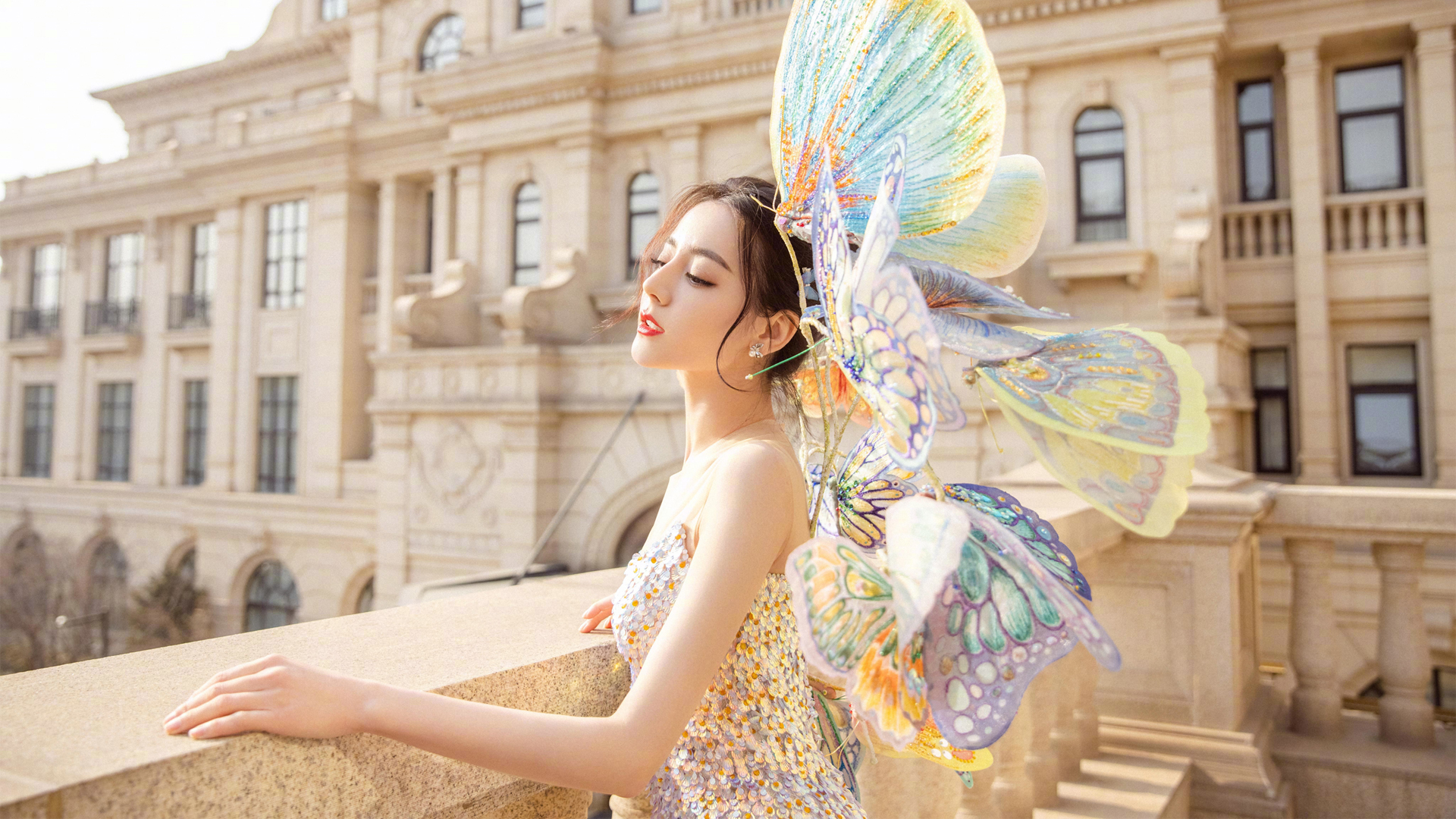 ['迪丽热巴 蝴蝶仙子 4K超清 手机壁纸']