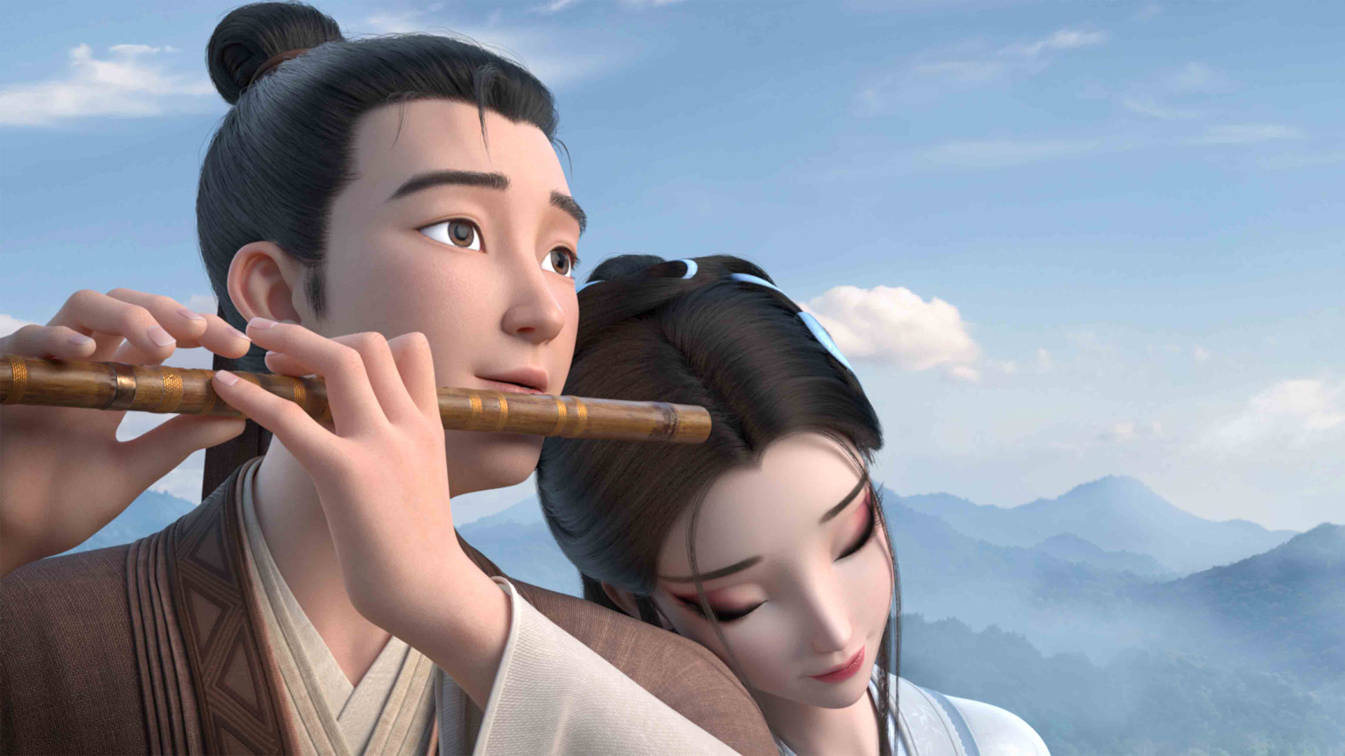 ['七夕 小白许仙甜蜜互动 白蛇浮生高清壁纸']