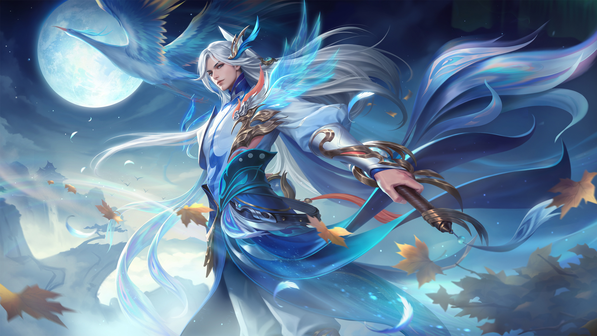 ['王者荣耀 李白 玉鸾吟 星传说 高清壁纸']