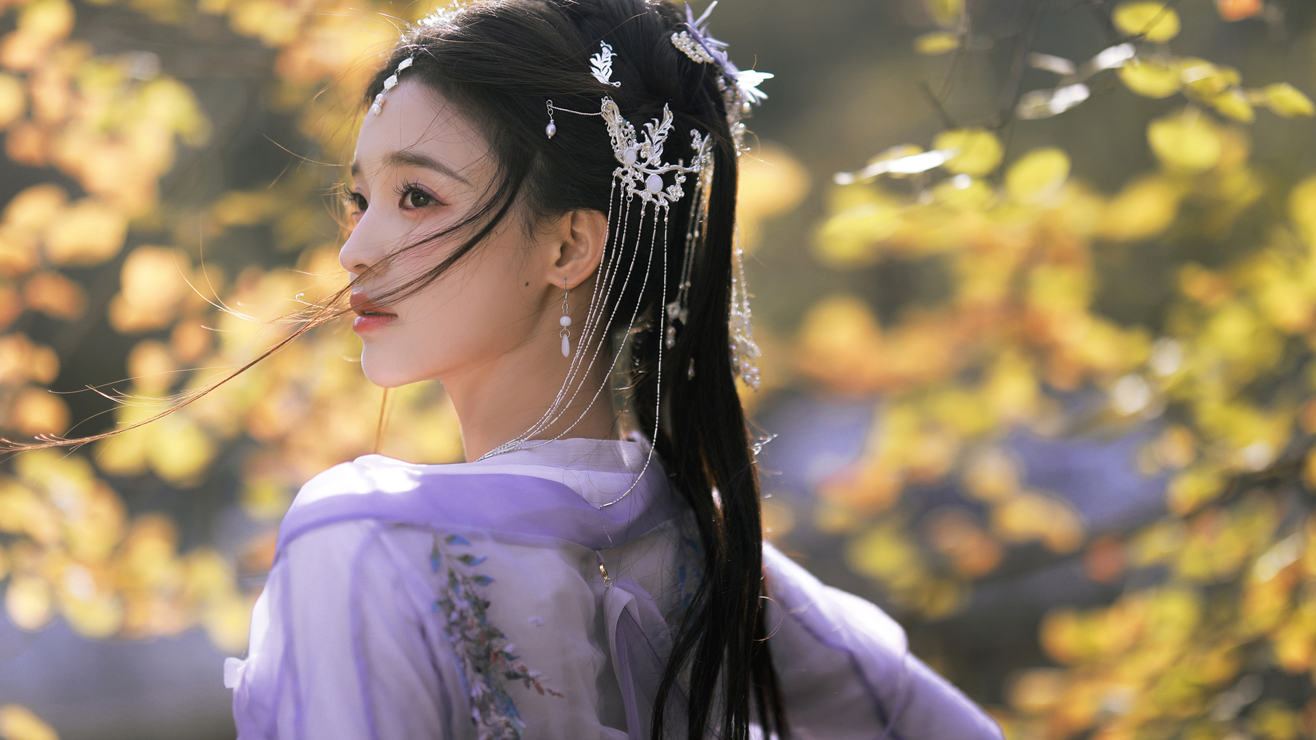 ['曾雪瑶 古风写真 高清桌面壁纸']