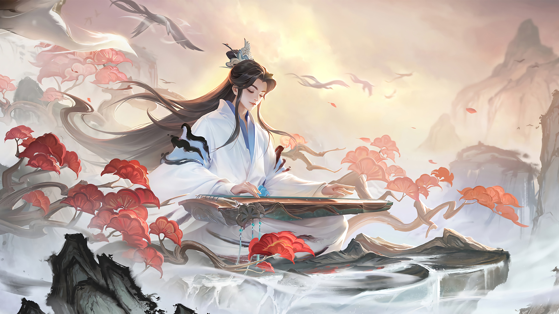['王者荣耀 庄周 高山流水 4K高清壁纸']