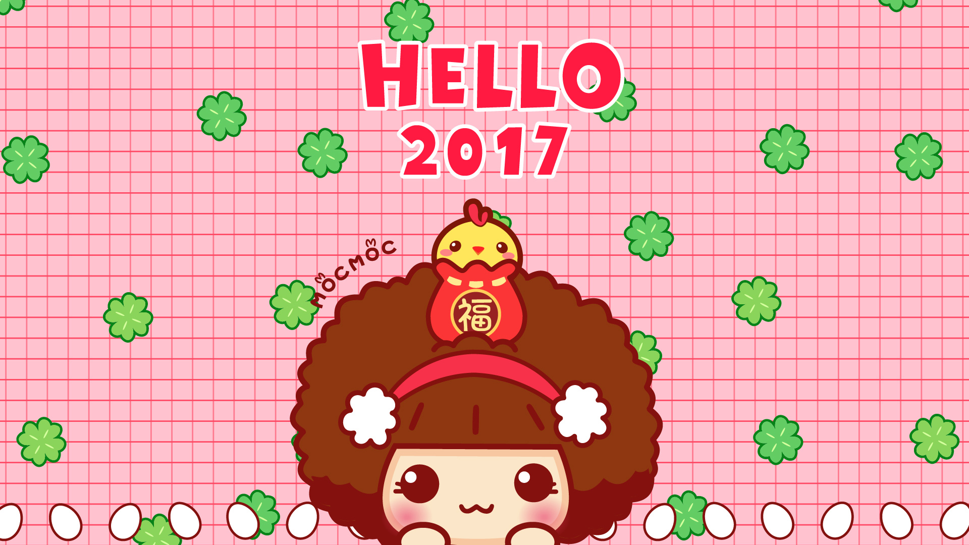 ['摩丝摩丝 可爱 动漫 桌面壁纸 2017']