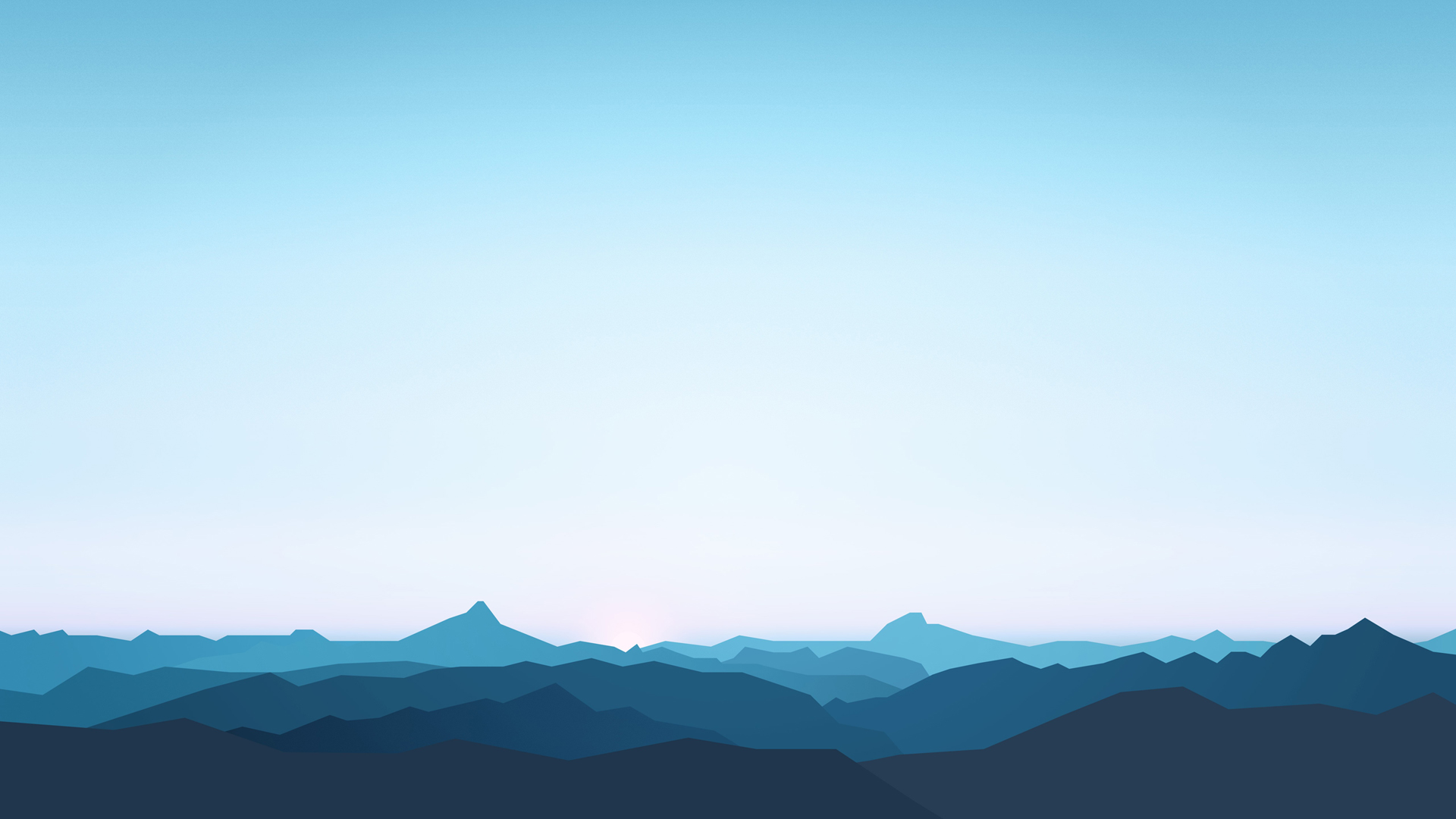 ['天空 山 简约 纯色 高清 壁纸 自然 风景']